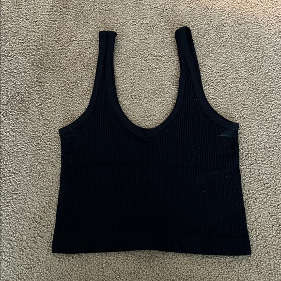 Urban Outfitters Tops - Urban Outfitters Black Ribbed Tank Top